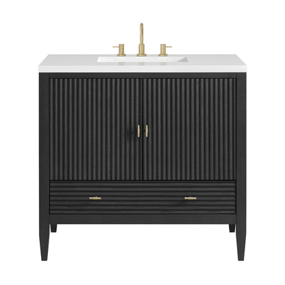Renovate for Less Atlanta Myrrin 36" Vanity, Carbon Oak