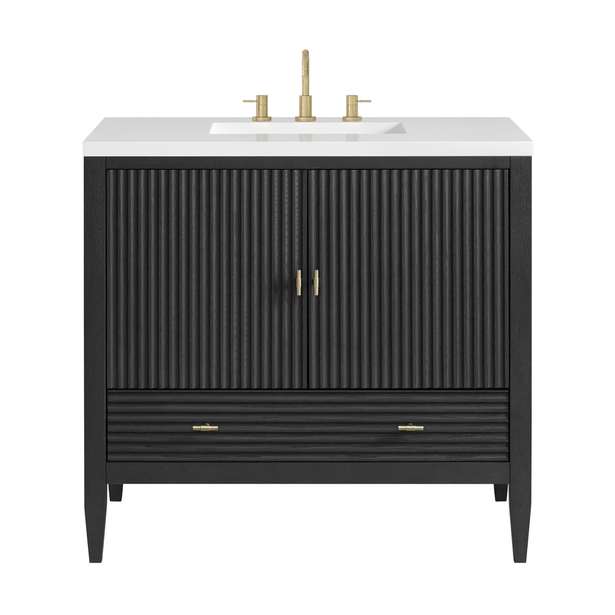 Myrrin 36" Vanity, Carbon Oak