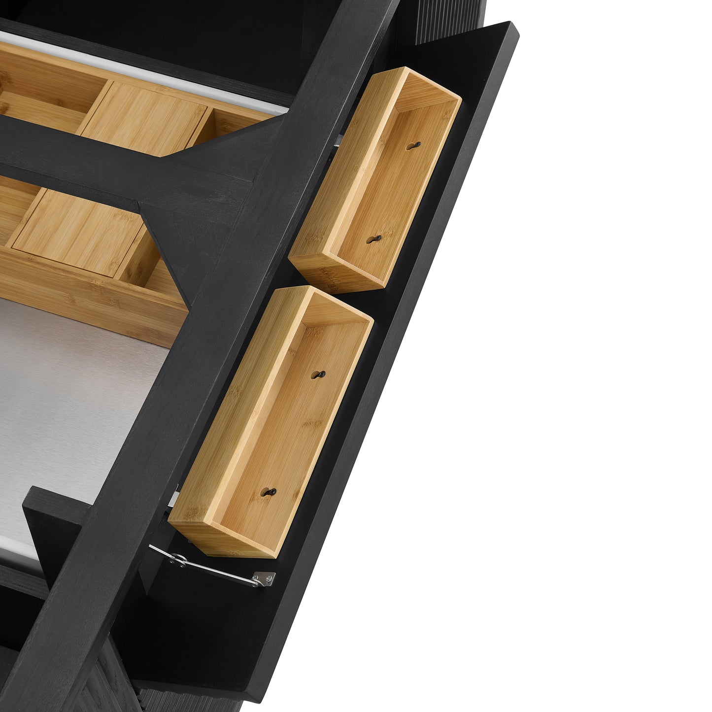 Renovate for Less Atlanta Myrrin 60" Double Vanity, Carbon Oak