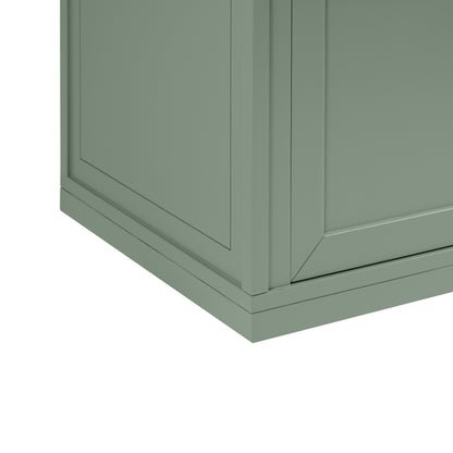 Renovate for Less Atlanta Chicago 30" Single Vanity, Smokey Celadon, w/ 3 CM Phantome Eclos Top