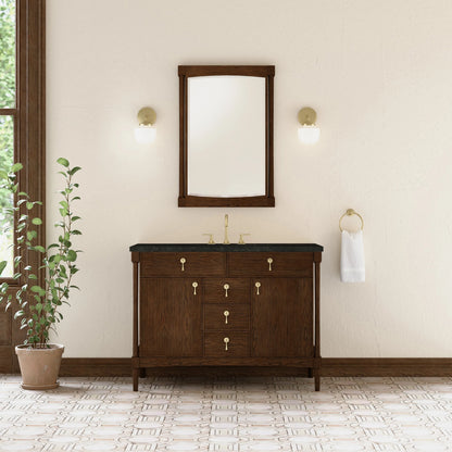 Kinnsden 48" Single Vanity, Sable Oak w/ 3 CM Phantome Eclos Top