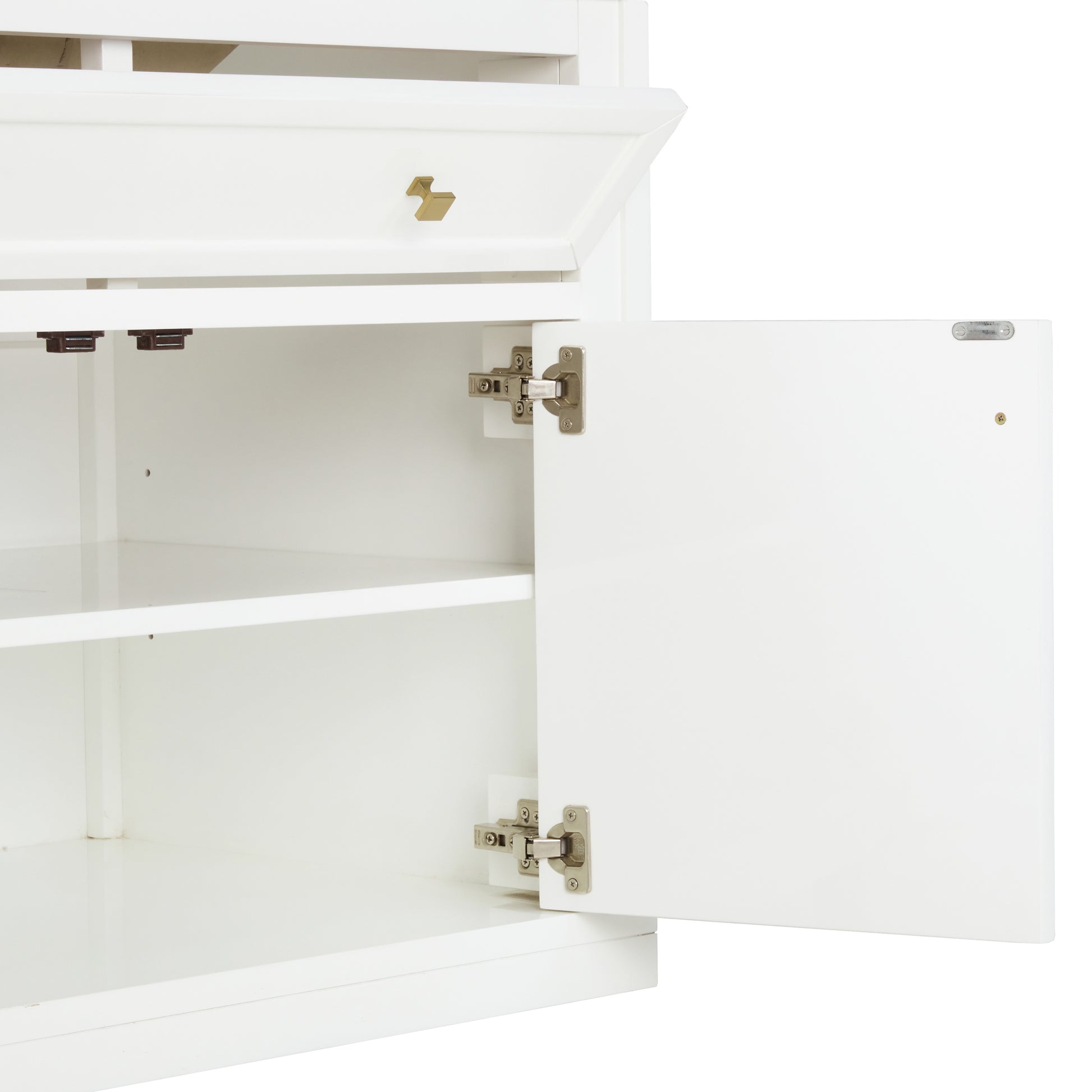 Renovate for Less Atlanta Chicago 36" Single Vanity, Glossy White