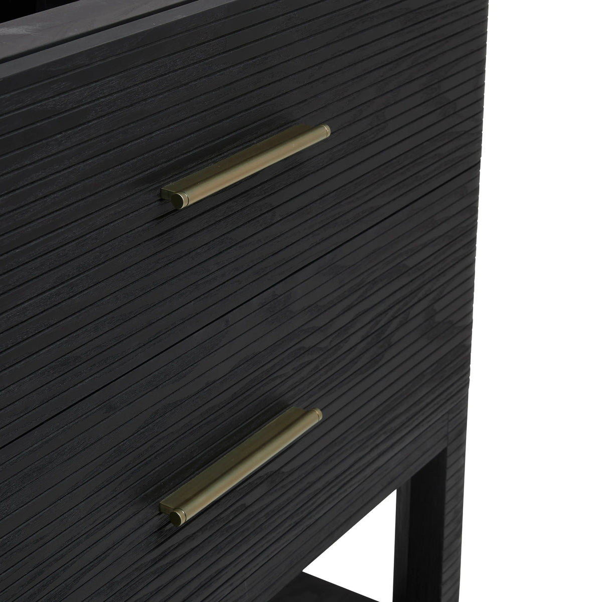 Lucian 36" Single Vanity, Carbon Oak w/ 3 CM Victorian Silver Silestone Widespread Top