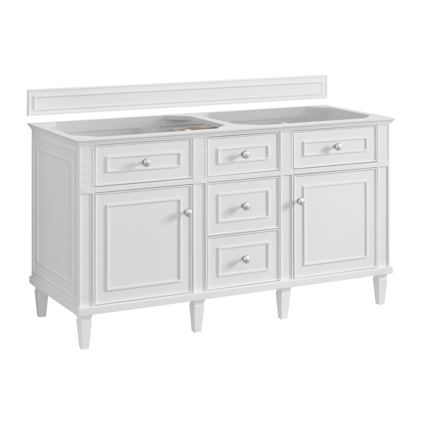 Renovate for Less Atlanta Lorelai 60" Double Vanity, Bright White