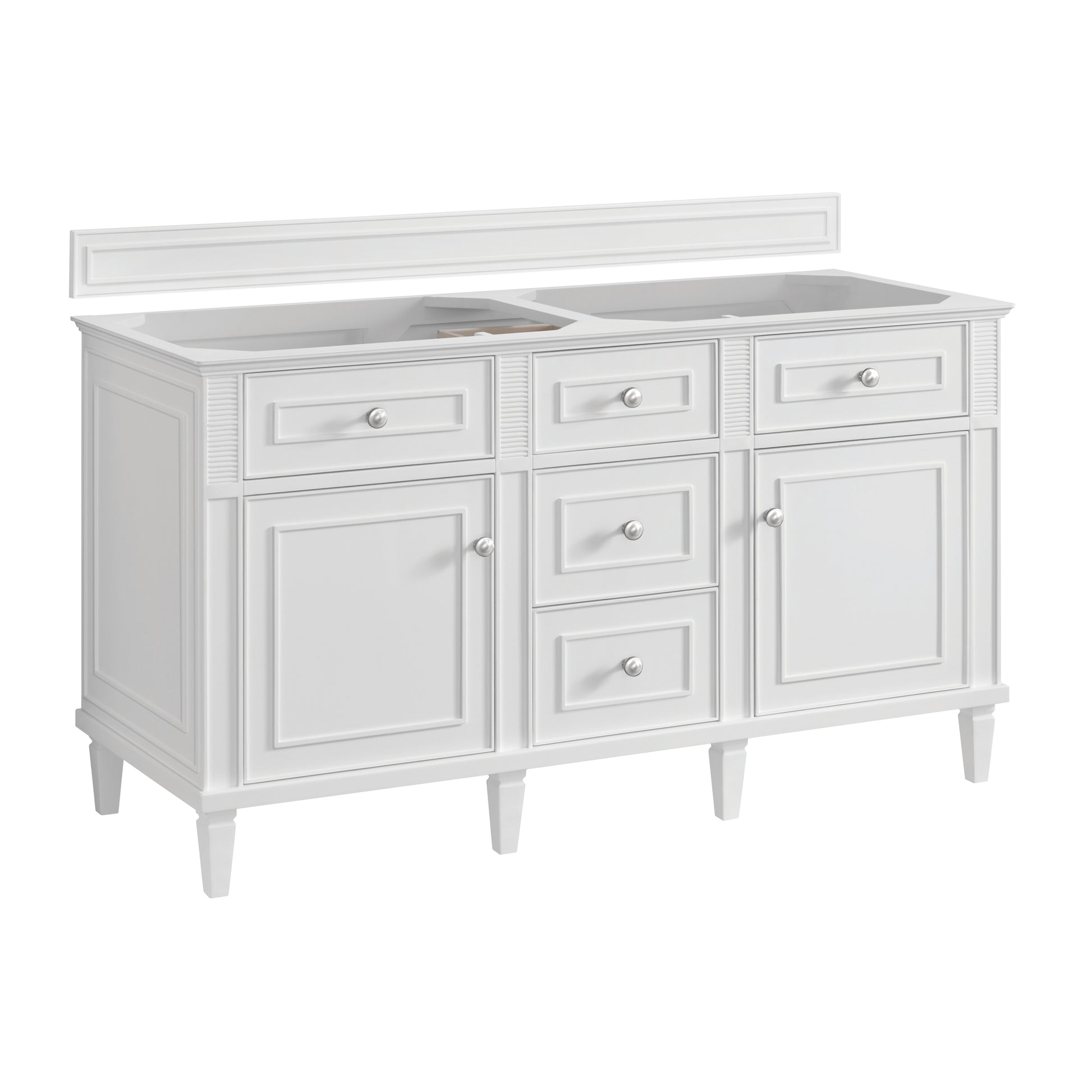 Renovate for Less Atlanta Lorelai 60" Double Vanity, Bright White