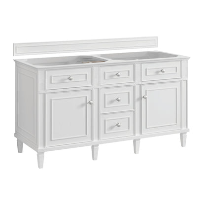 Lorelai 60" Double Vanity, Bright White