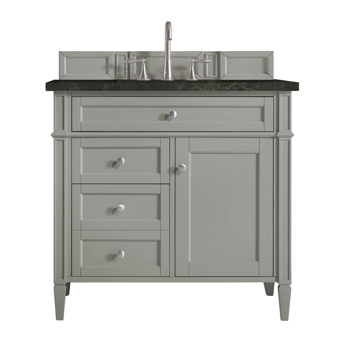 Renovate for Less Atlanta Brittany 36" Single Vanity, Urban Gray, w/ 3 CM Phantome Eclos Top