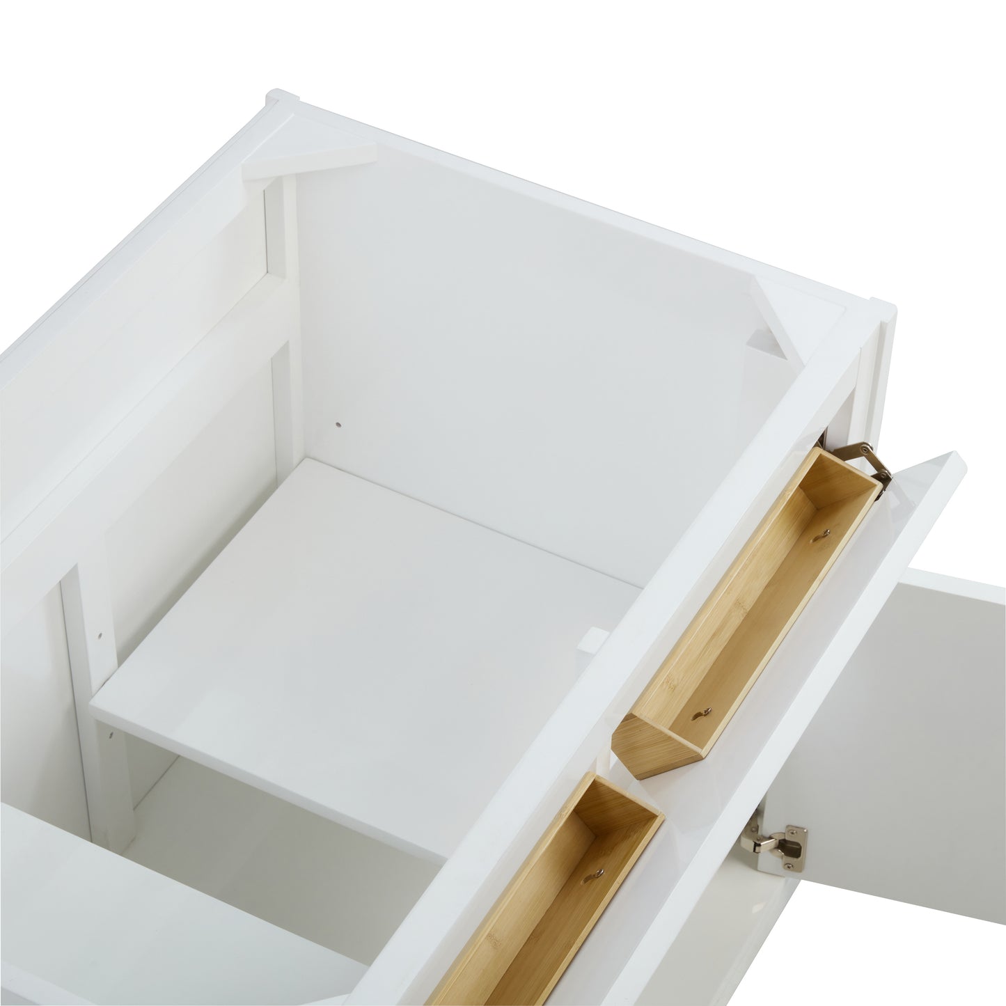 Renovate for Less Atlanta Chicago 36" Single Vanity, Glossy White