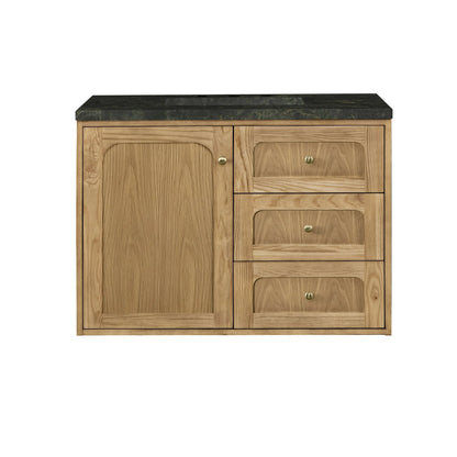 Laurent 36" Single Vanity, Light Natural Oak, w/ 3 CM Phantome Eclos Top