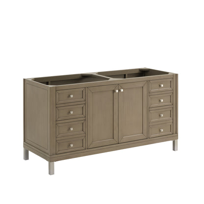 Renovate for Less Atlanta Chicago 60" Double Vanity, Walnut Whisper