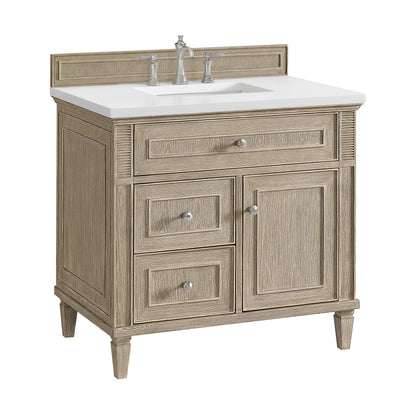 Renovate for Less Atlanta Lorelai 36" Single Vanity, Whitewashed Oak