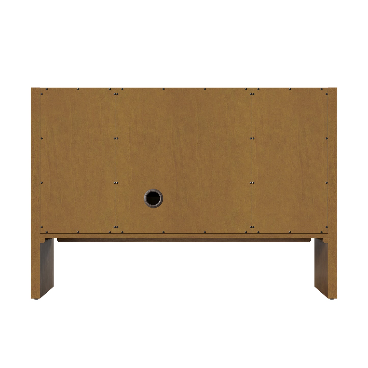 Renovate for Less Atlanta Hudson 48" Single Vanity, Honey Oak w/ 3 CM Victorian Silver Silestone Top