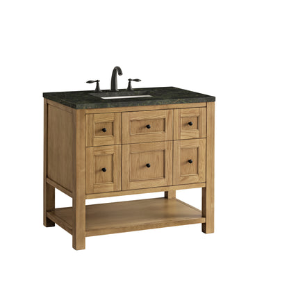 Renovate for Less Atlanta Breckenridge 36" Single Vanity, Light Natural Oak, w/ 3 CM Phantome Eclos Top