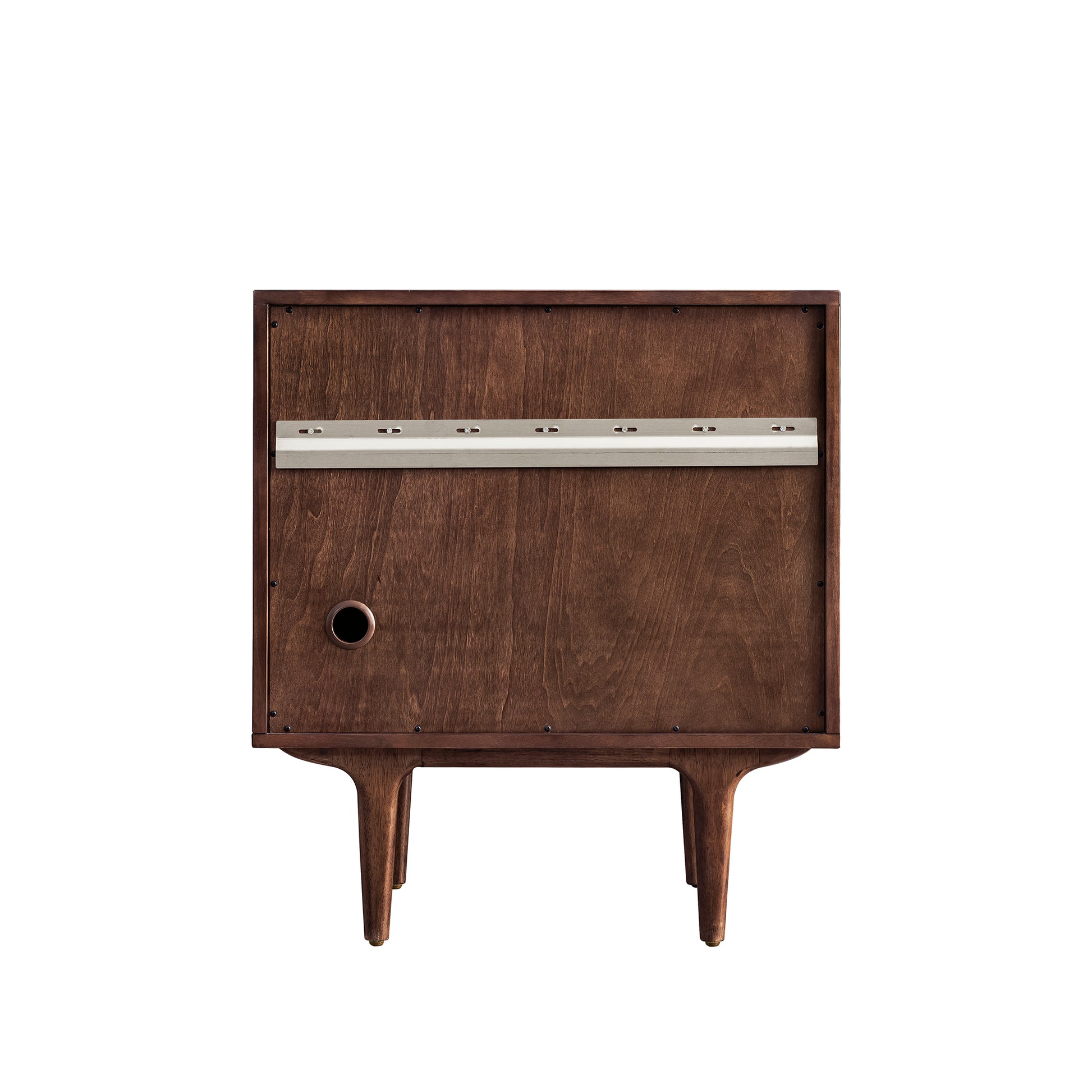Renovate for Less Atlanta Amberly 30" Single Vanity, Mid-Century Walnut w/ 3 CM Ethereal Noctis Top