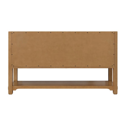 Malibu 60" Single Vanity, Amber Birch, w/ 3 CM Phantome Eclos Top