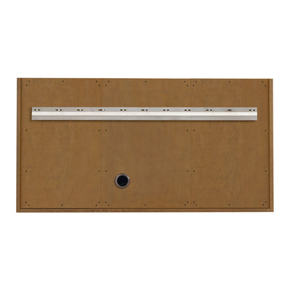 Laurent 48" Single Vanity, Honey Oak w/ 3 CM Parisien Bleu Silestone Top