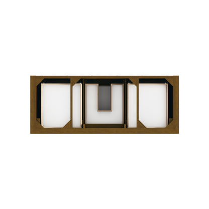 Renovate for Less Atlanta Brookfield 60" Single Vanity, Honey Oak, w/ 3 CM Siberian Silestone Top