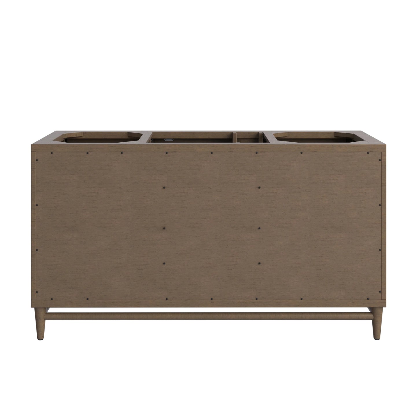 Portland 60" Single Vanity Whitewashed Walnut w/ 3 CM Carrara Marble Top