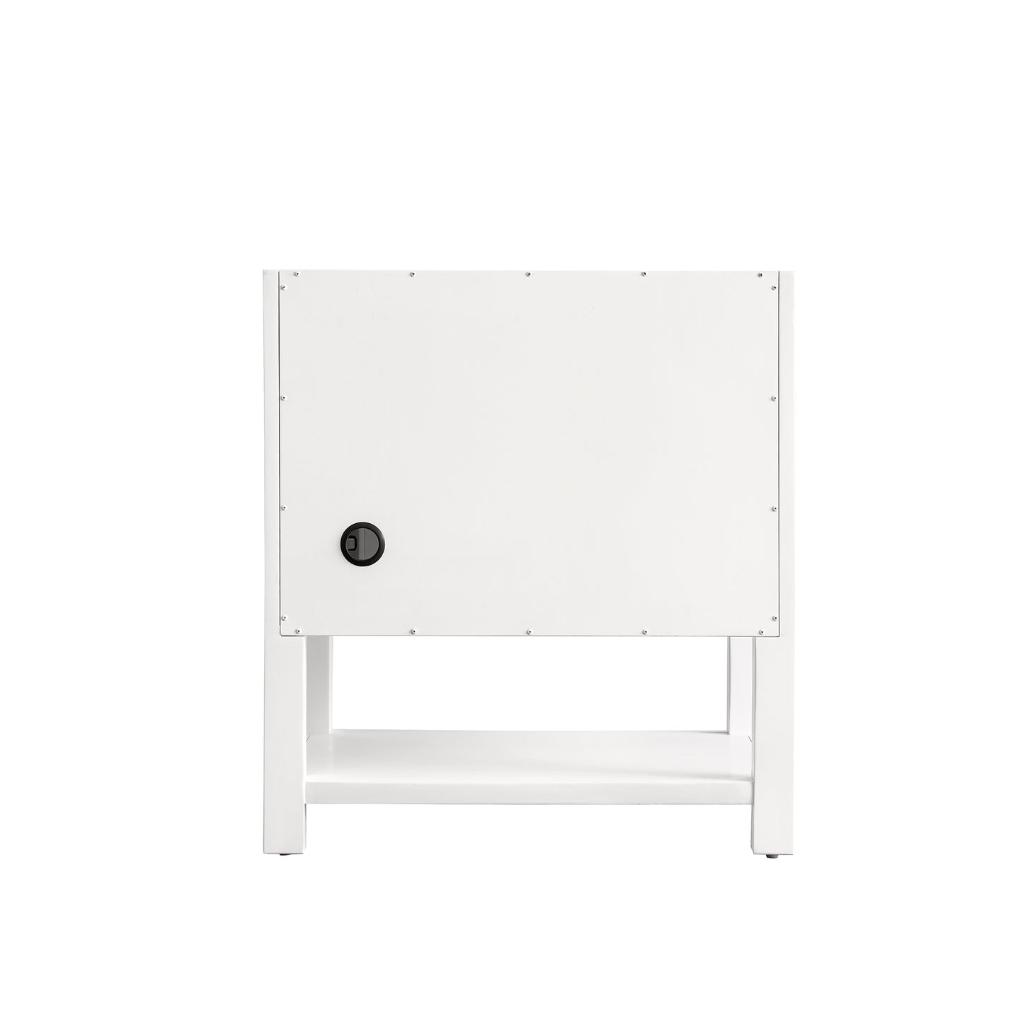 Renovate for Less Atlanta Breckenridge 30" Single Vanity, Bright White w/ 3 CM Parisien Bleu Top