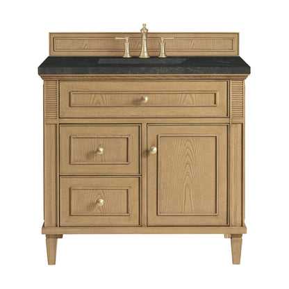 Lorelai 36" Single Vanity, Light Natural Oak, w/ 3 CM Phantome Eclos Top