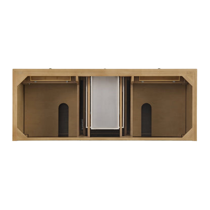 Lorelai 60" Double Vanity, Light Natural Oak