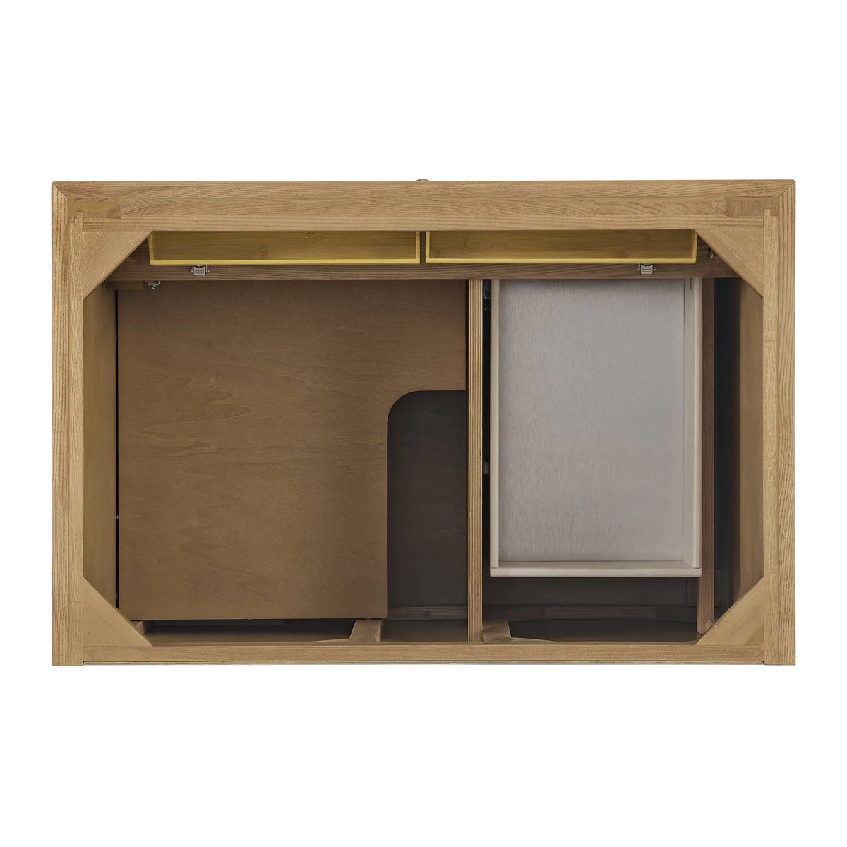 Lorelai 36" Single Vanity, Light Natural Oak w/ 3 CM Ethereal Noctis Silestone Top