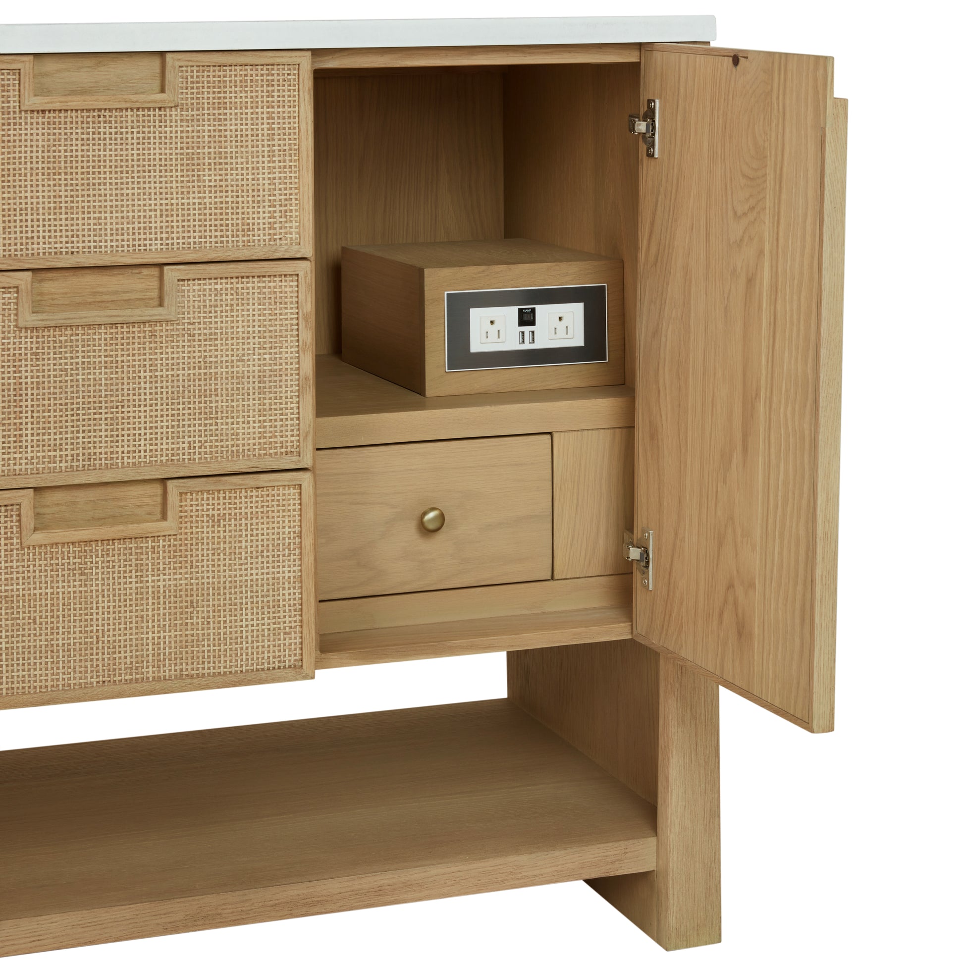 Renovate for Less Atlanta Solene 48" Single Vanity, Seaside Oak