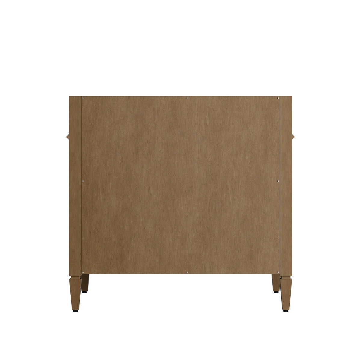Brittany 36" Single Vanity, Pecan w/ 3 CM White Zeus Silestone Top