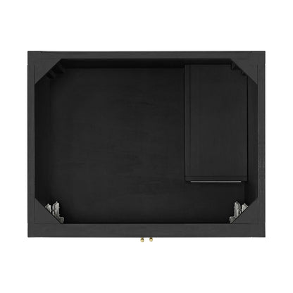 Myrrin 30" Single Vanity, Carbon Oak w/ 3 CM Ethereal Noctis Silestone Top