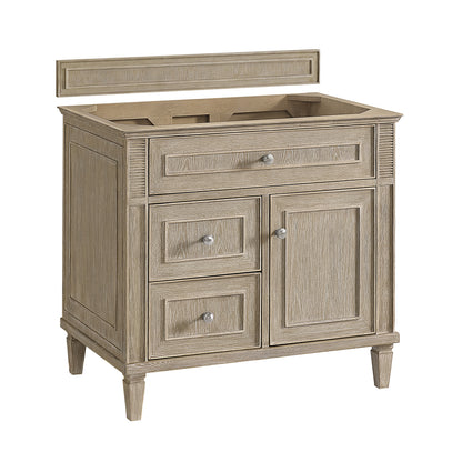Renovate for Less Atlanta Lorelai 36" Single Vanity, Whitewashed Oak