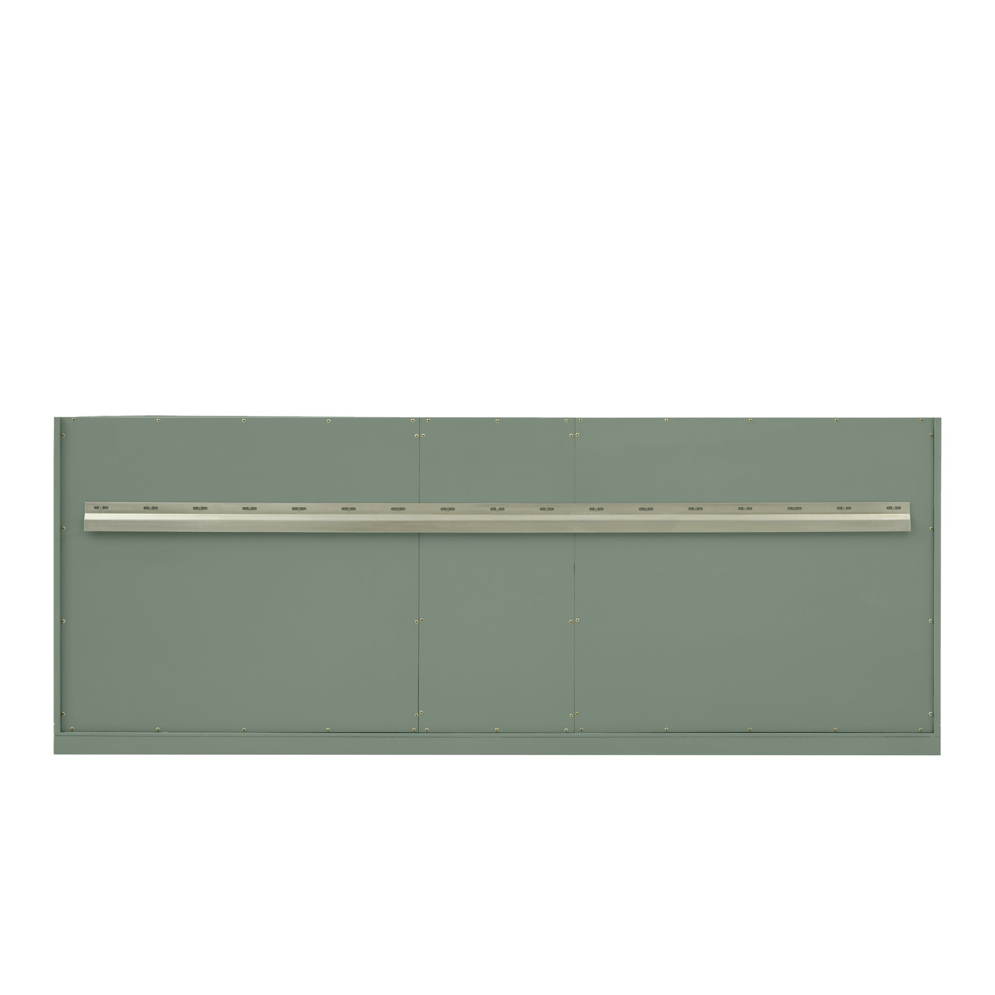 Renovate for Less Atlanta Chicago 72" Double Vanity, Smokey Celadon, w/ 3 CM Ethereal Noctis Silestone® Top
