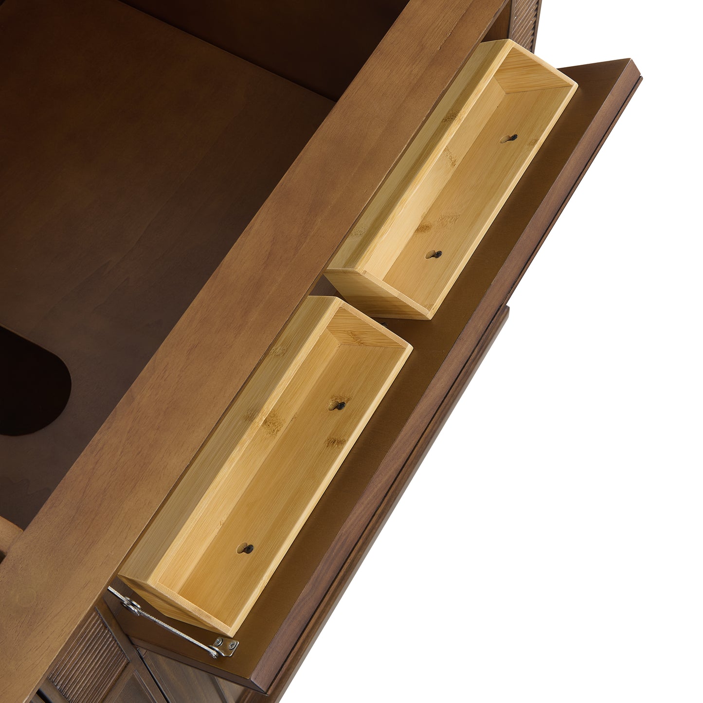 Renovate for Less Atlanta Lorelai 72"Double Vanity, Mid-Century Walnut
