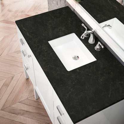 Renovate for Less Atlanta Addison 48" Single Vanity, Glossy White, w/ 3 CM Phantome Eclos Top
