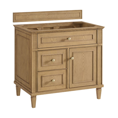 Renovate for Less Atlanta Lorelai 36" Single Vanity, Light Natural Oak