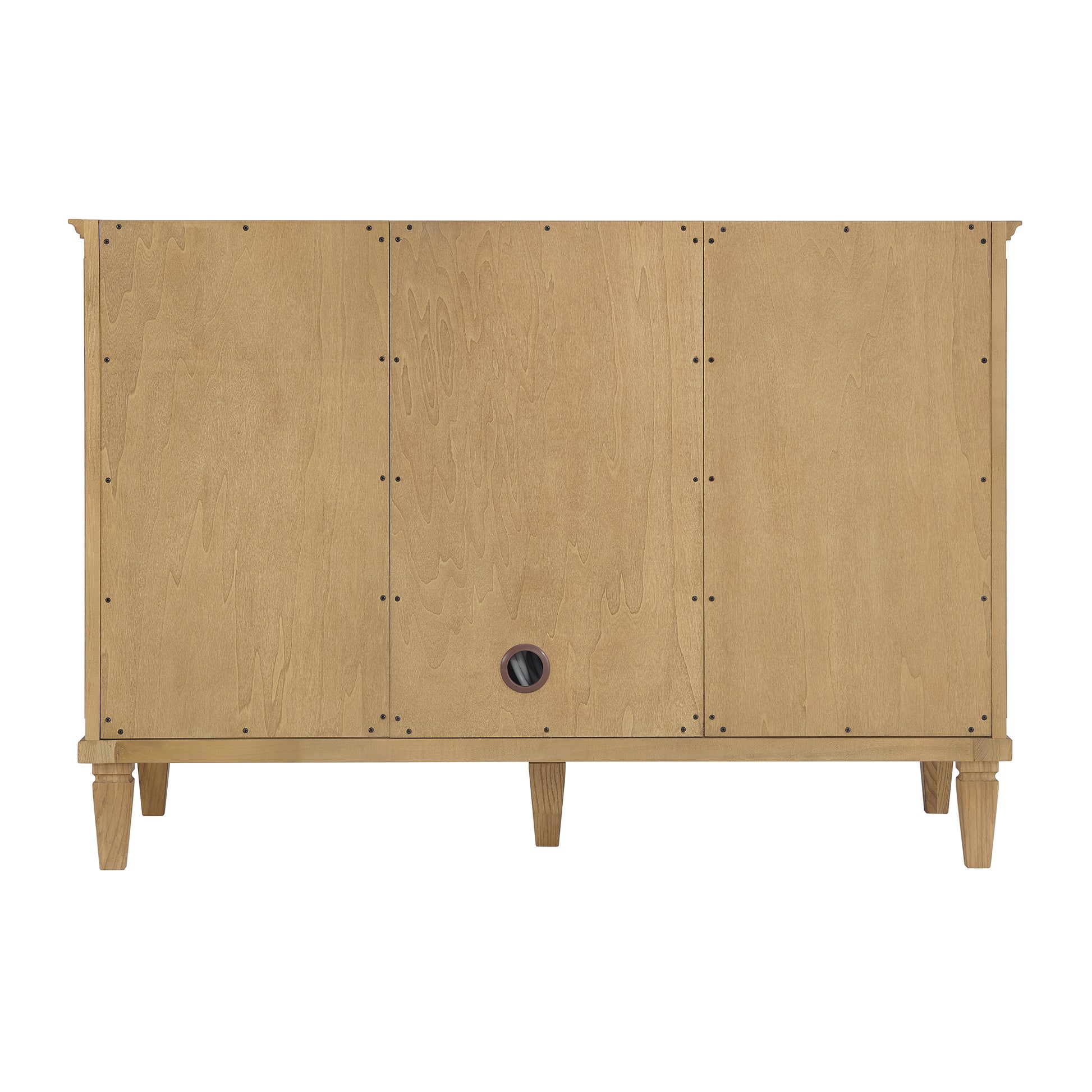 Renovate for Less Atlanta Lorelai 48" Single Vanity, Light Natural Oak w/ 3 CM Eternal Jasmine Pearl Silestone Top