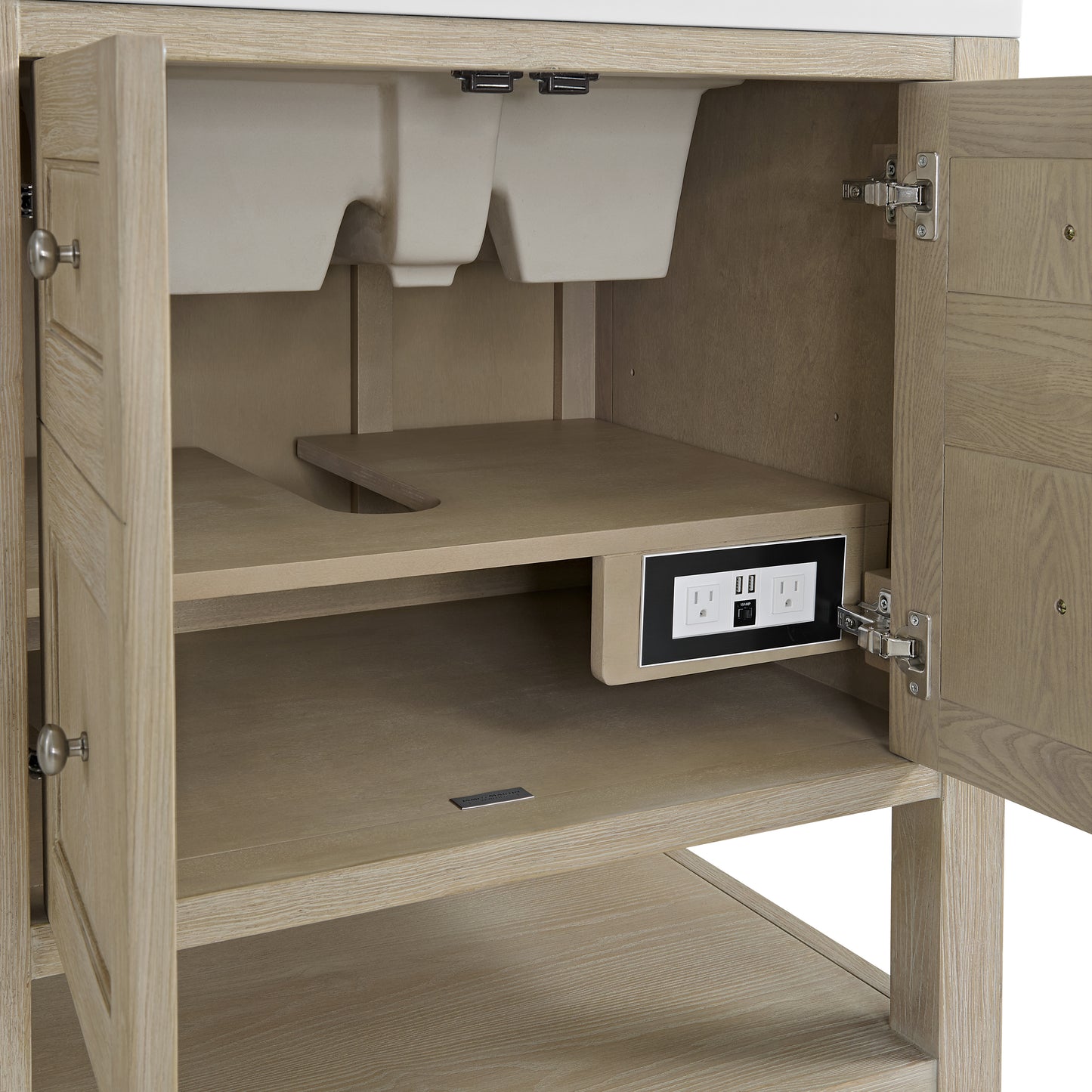 Renovate for Less Atlanta Breckenridge 30" Single Vanity, Whitewashed Oak