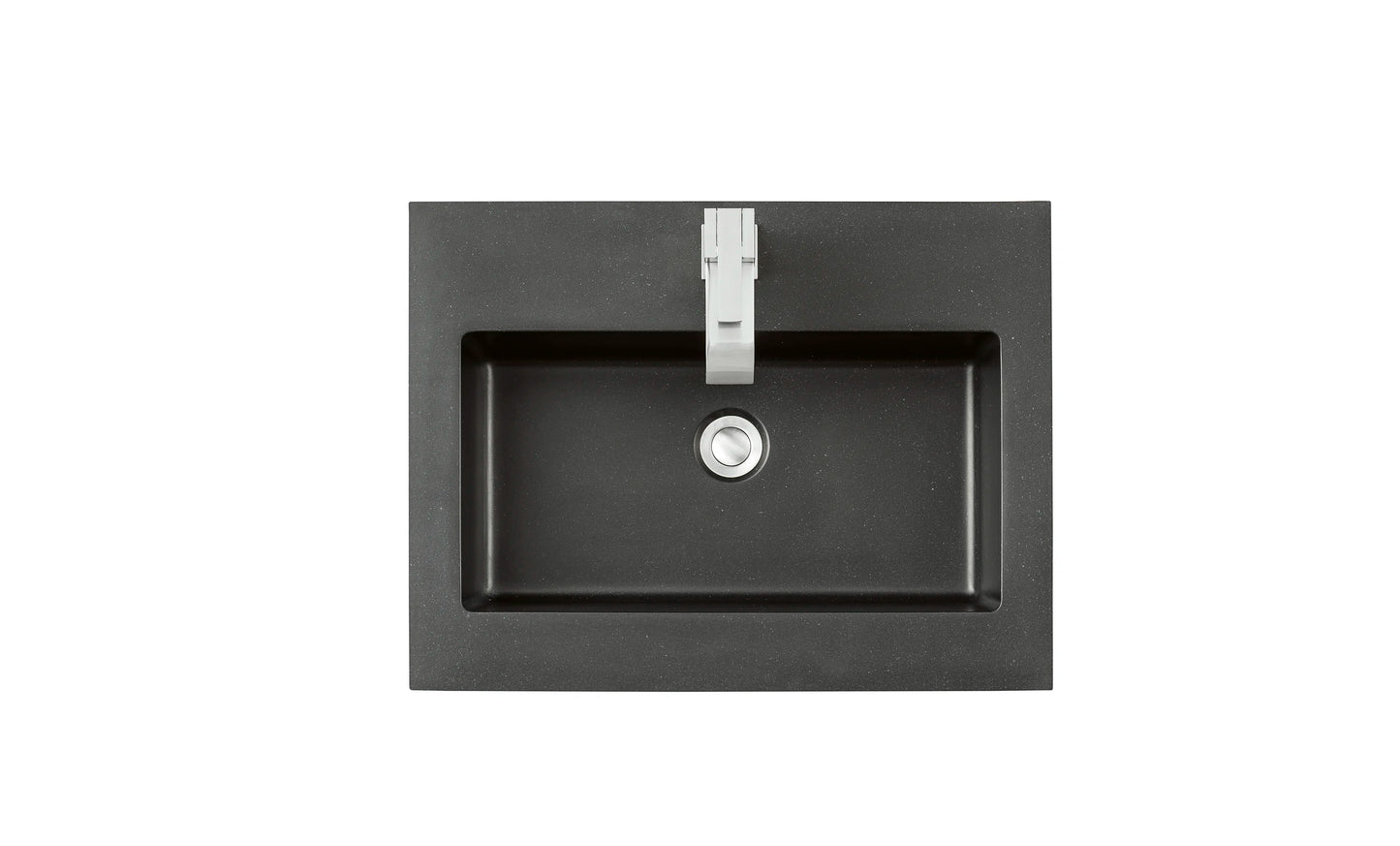 Renovate for Less Atlanta 23.6" Single Sink Top, Charcoal Black