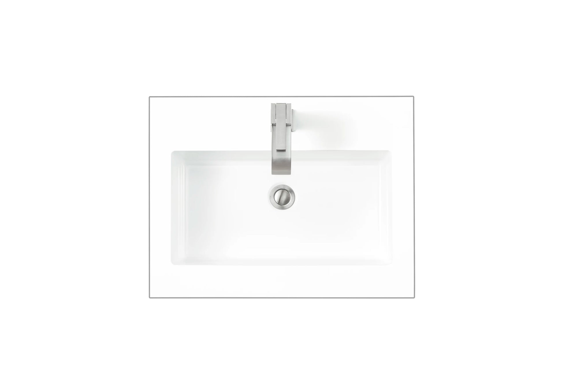 Renovate for Less Atlanta 23.6" Single Sink Top, Glossy White