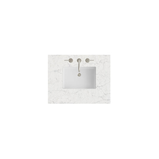 30" Single Top, 3 CM Eternal Jasmine Pearl Silestone w/ Sink