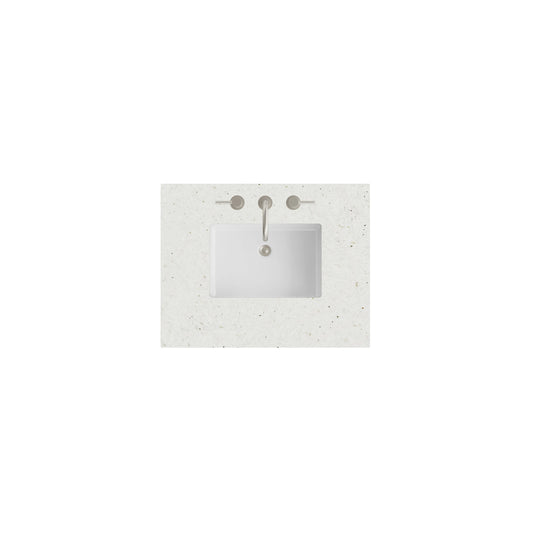 30" Single Top, 3 CM Lime Delight Silestone w/ Sink