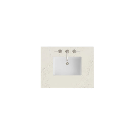 30" Single Top, 3CM Siberian Silestone w/ Sink