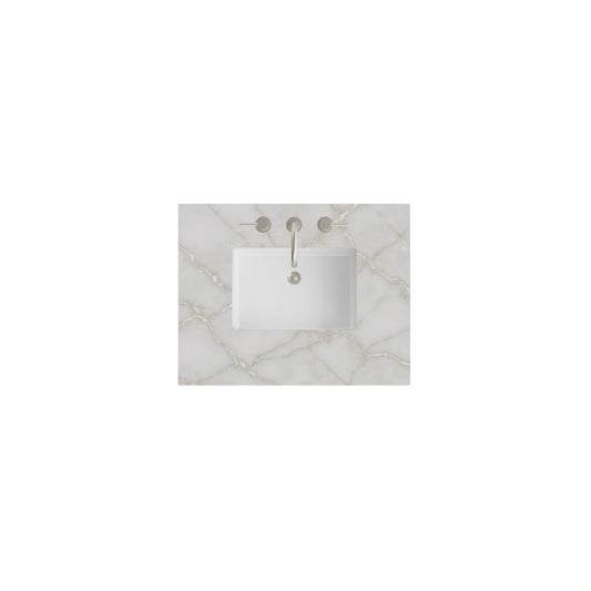 30" Single Top, 3 CM Victorian Silver Silestone w/ Sink