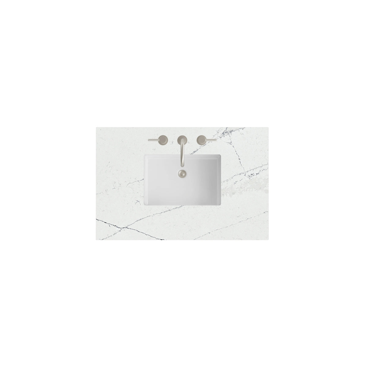 36" Single Top, 3 CM Ethereal Noctis Silestone w/ Sink