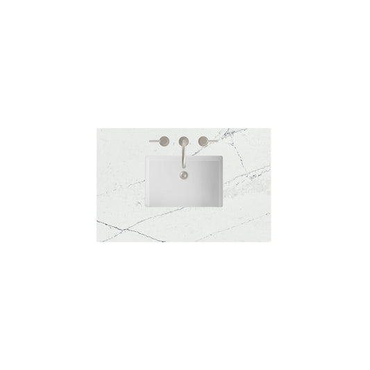 36" Single Top, 3 CM Ethereal Noctis Silestone w/ Sink