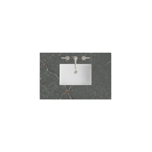36" Single Top, 3 CM Parisien Bleu Silestone w/ Sink