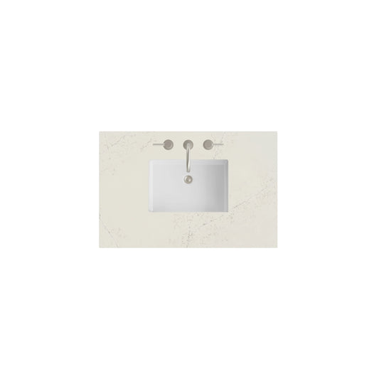 36" Single Top, 3CM Siberian Silestone w/ Sink