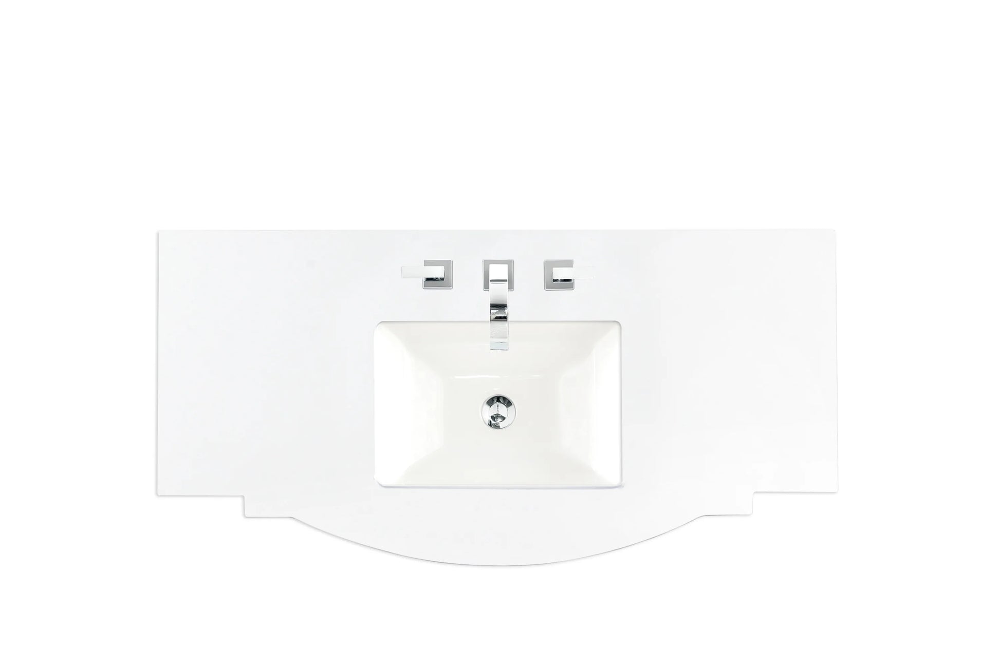 Renovate for Less Atlanta 46" Single Top, 3 CM Silestone White Zeus Silestone
