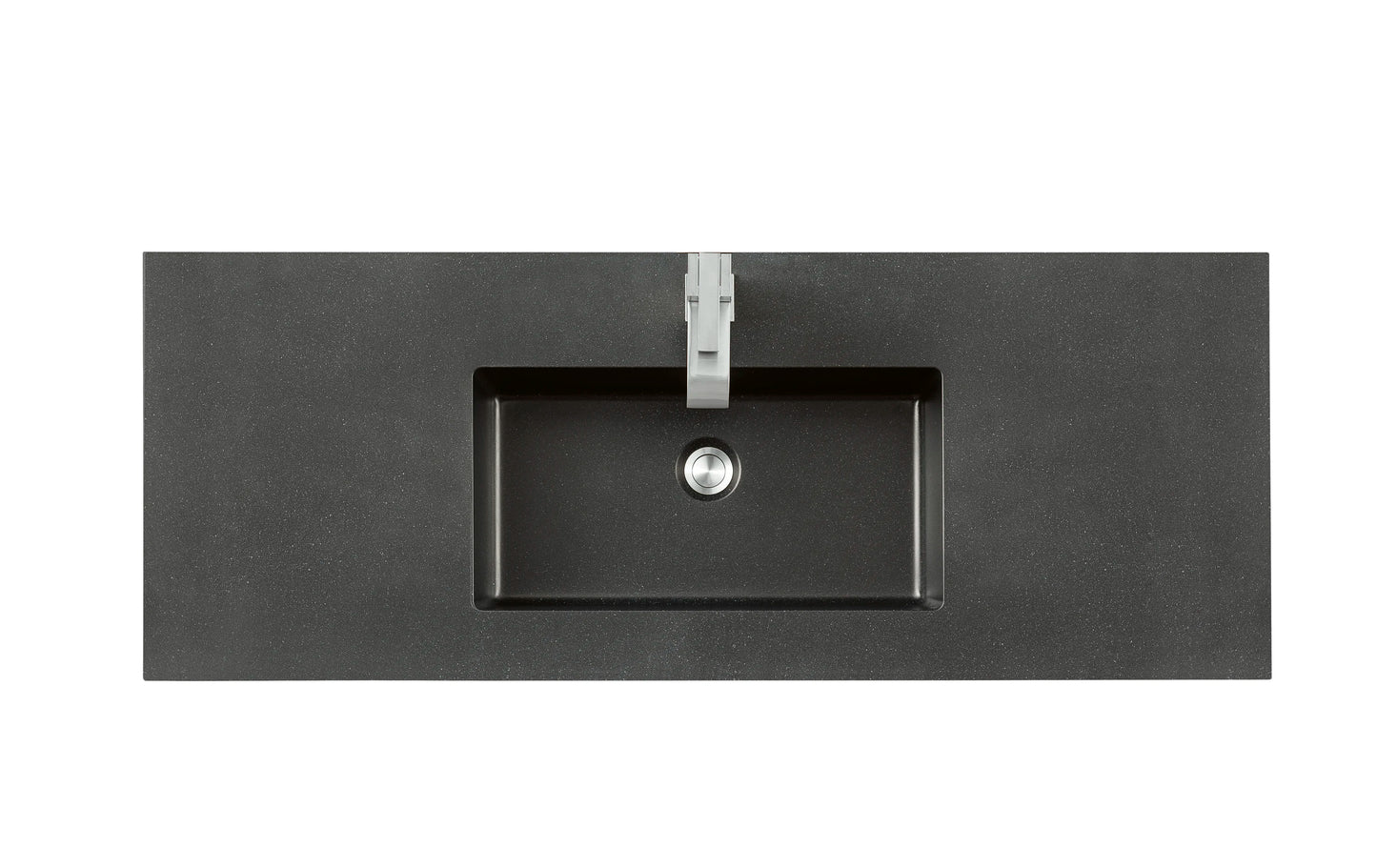 Renovate for Less Atlanta 47.3" Single Sink Top, Charcoal Black