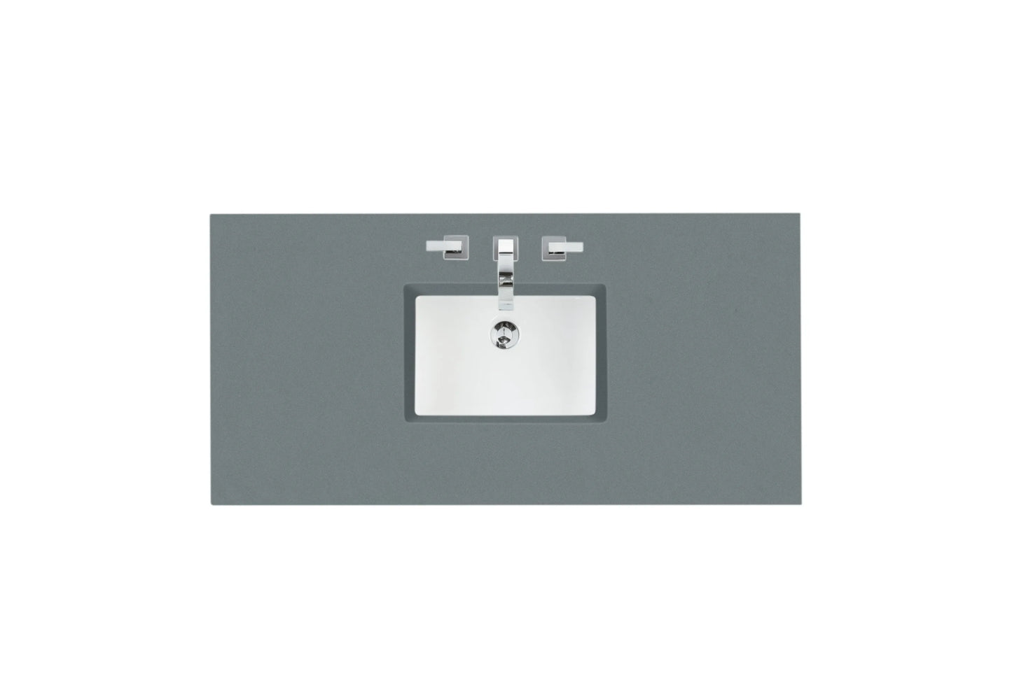Renovate for Less Atlanta 48" Single Top, 3 CM Cala Blue Silestone w/ Sink
