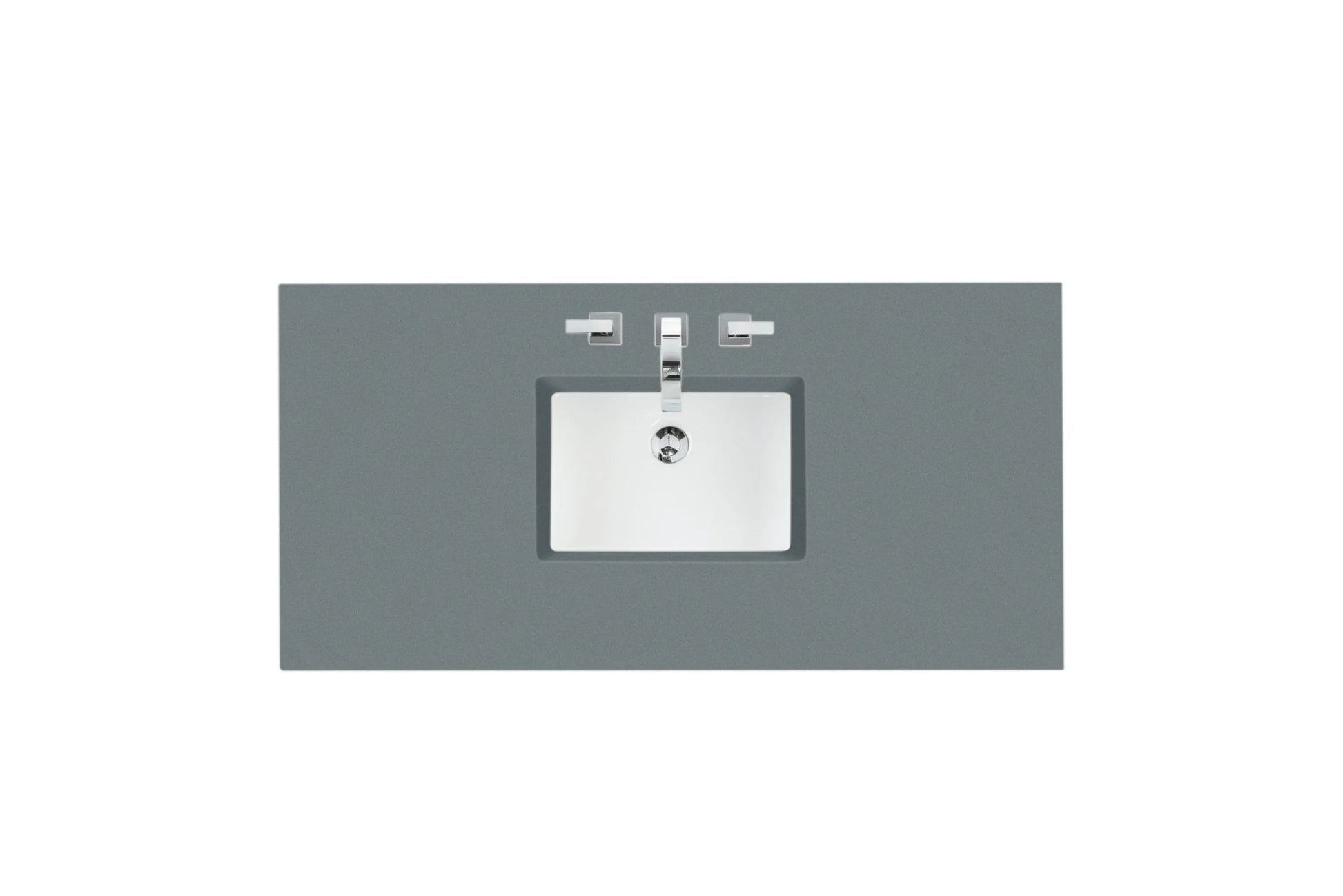 Renovate for Less Atlanta 48" Single Top, 3 CM Cala Blue Silestone w/ Sink